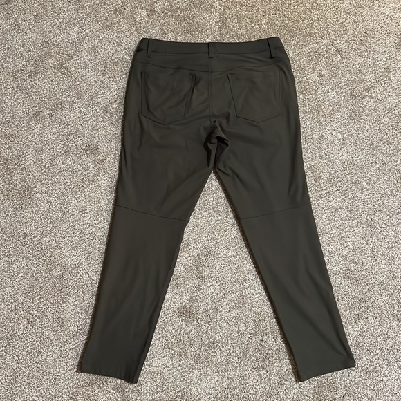 Lululemon ABC Slim-Fit Pant 32x30 Warpstreme Dark Olive - Picture 2 of 5